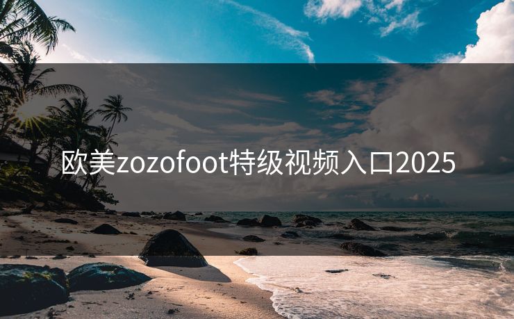 欧美zozofoot特级视频入口2025